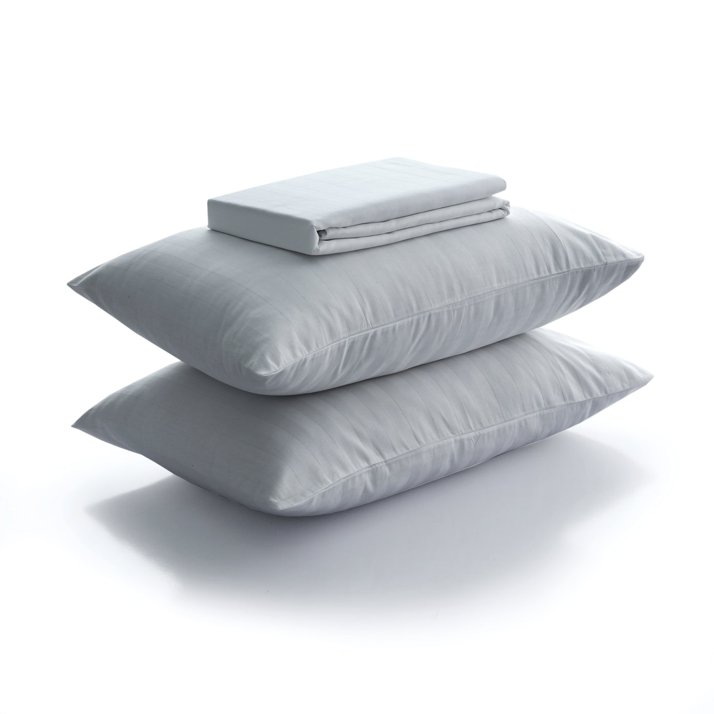 White stripe bed sheet With 2 Pillow Cases