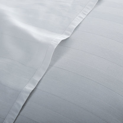 White stripe bed sheet With 2 Pillow Cases